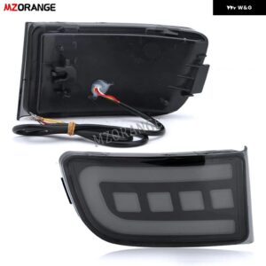 リア バンパー リフレクター ライト LED トヨタ ランドクルーザー プラド LC120 FJ120 120 2003 - 09 ブレーキ フォグランプ - 1 pair Black