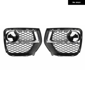 車用フロント バンパー フォグランプ グリル フォグランプ オープンベント グリル 吸気カバー BMW X6 2012-2014 フォグランプ トリム フレーム パネル - A Left and Right