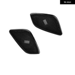 2個 フォグランプ サイドマーカー ウィンカーカバー バルブ 無 ジープ ラングラー TJ 1997-2006 カーパーツ リフレクター ライト 55155628AB - black3