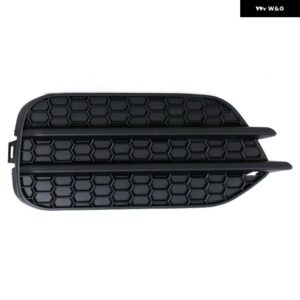 フォグライト カバー フォルクスワーゲン VW ティグアン 2012 2013-2017 2018 2019 US バージョン フロント バンパー フォグランプ グリル カバー ブラック - 1 Right No Hole