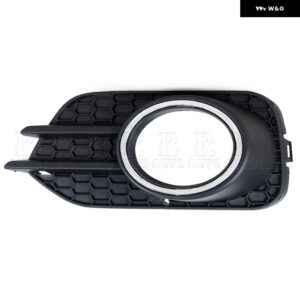 フォグライト カバー フォルクスワーゲン VW ティグアン 2012 2013-2017 2018 2019 US バージョン フロント バンパー フォグランプ グリル カバー ブラック - With Hole B-1 Left