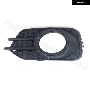 フォグライト カバー フォルクスワーゲン VW ティグアン 2012 2013-2017 2018 2019 US バージョン フロント バンパー フォグランプ グリル カバー ブラック - With Hole A-1 Left