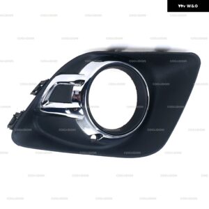 PMFC 車用フロント バンパー フォグランプ グリル フォグランプ カバー フォグライト フレーム フード 三菱 ASX 2010 2011 2012 - Only 1 Right