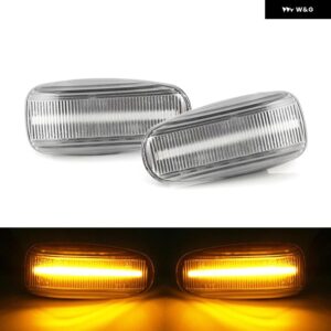 ベンツ E クラス W210 C クラス W202 CLK クラス W208 SLK クラス R170 VITO VANEO VARIO SPRINTER LEDサイドマーカーランプフェンダーライト - Clear Normal Amber