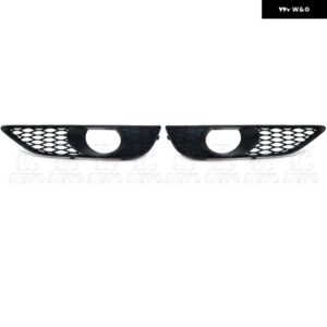 アウディ Q7 4L S-LINE 2009 - 12-2014 2015 車用 フォグランプ カバー フォグランプ グリル レーシング グリル ヘッドライト メッシュアクセサリー - Down-1Pair