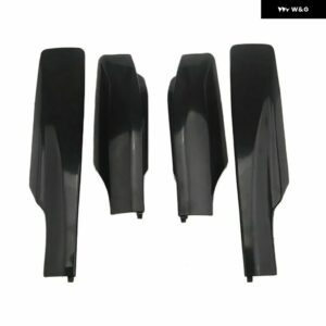 トヨタ RAV4 XA30 2006-2012 4個 ルーフラックシェル カバー フロント リア ブラック ルーフ ラゲッジバー レールエンドシェル - black