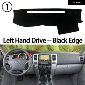 ダッシュボード カバー トヨタ 4RUNNER 2003-2009 滑り止めマット ダッシュボード カバー パッド サンシェード ダッシュマット カーペット カーアクセサリー - Left Hand Black