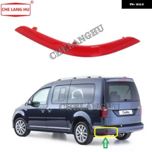 レッド リア 左右 バンパー リフレクター テールライト バー ブレーキ パーキング ハザード VW キャディ 2015 - 20 - 1pc Left Side