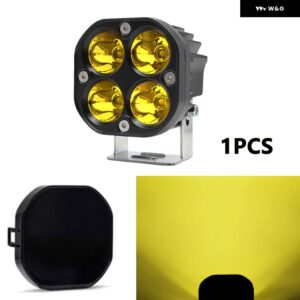 オートバイ 運転用ハイ/ローレンズ フォグランプ 長距離補助 モトクロス フォグライト オフロード超高輝度12V 24V - 1PCS C