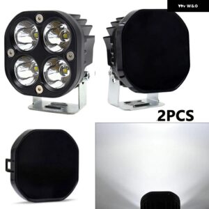 オートバイ 運転用ハイ/ローレンズ フォグランプ 長距離補助 モトクロス フォグライト オフロード超高輝度12V 24V - 2pcs A