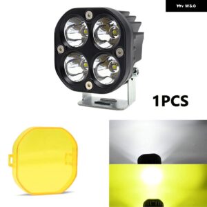 オートバイ 運転用ハイ/ローレンズ フォグランプ 長距離補助 モトクロス フォグライト オフロード超高輝度12V 24V - 1pcs B