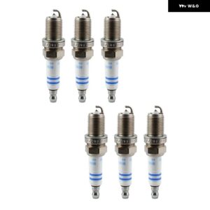 BOSCH 1/4/6個 プラチナ スパークプラグ フィアット メルセデス ベンツ C クラス E S 三菱 SX4 トヨタ スープラ 05098167AA 55182623 0031598103 - 6pcs