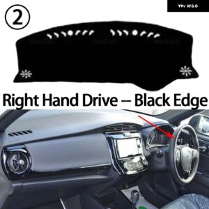 トヨタ フィールダー アクシオ 2014 - 19 ダッシュボード カバー ダッシュマットボード パッド カーペット ダッシュマット UVカットマット - Right hand drive