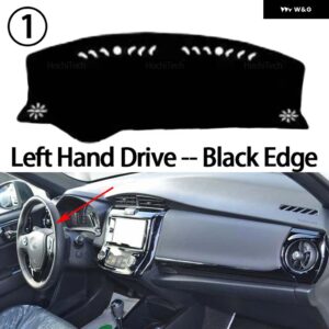 トヨタ フィールダー アクシオ 2014 - 19 ダッシュボード カバー ダッシュマットボード パッド カーペット ダッシュマット UVカットマット - Left hand drive