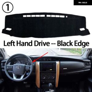 ダッシュボード カバー ダッシュボード マット カーペット パッド トヨタ フォーチュナー SW4 AN150 AN160 2016-2021 サンシェード クッション - Left hand drive