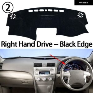 トヨタ カムリ セダン SE XLE XV40 2007~2011 アクセサリー オート ダッシュボード カバー ダッシュマットボード パッド カーペットダッシュマット - Right hand drive