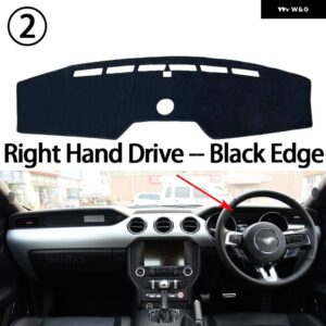 フォード マスタング S550 2015 - 22 ダッシュボード カバー ダッシュマットボード パッド カーペットダッシュマット UVカットマット - Right hand drive