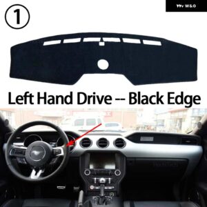 フォード マスタング S550 2015 - 22 ダッシュボード カバー ダッシュマットボード パッド カーペットダッシュマット UVカットマット - Left hand drive