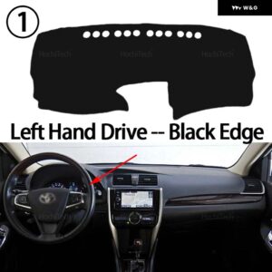 ダッシュボード カバー パッド トヨタ プレミオ アリオン 2012-2018 ラグ 車内 日よけ 滑り止めマット アクセサリー LHD RHD - Left hand drive