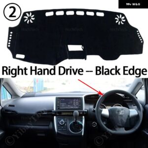 トヨタ ウィッシュ AE20 2010~2017 内装アクセサリー 自動車 ダッシュボード カバー ダッシュマットボード パッド カーペットダッシュマット UVカットマット - Right hand drive