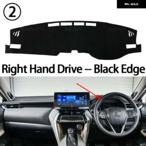 トヨタ ハリアー ヴェンザ XU80 2020-2022 内装アクセサリー 自動車 ダッシュボード カバー ダッシュマットボード パッド カーペット ダッシュマット - Right hand drive