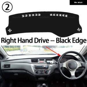 三菱 ランサー LS セディア ヴィラージュ ガーラ 2000~2007 オート ダッシュボード カバー ダッシュマットボード パッド カーペットダッシュマット - Right hand drive
