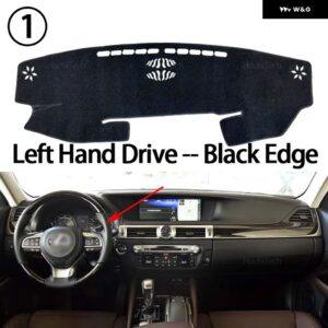 ダッシュボード カバー ダッシュボード マット カーペット パッド レクサス GS L10 2013~2020 サンシェード ケープ クッション アクセサリー 2014 2015 2016 - Left hand drive