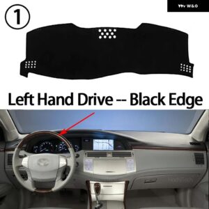 トヨタ アバロン XX30 2005 2006 2007 車用 ダッシュボード カバー 光を避ける パッド 計器プラットフォームカバー マット カーペットアクセサリー - Left Hand Black