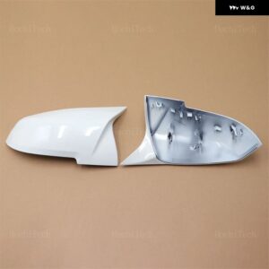 ホワイト カー サイドドア バックミラー サイドミラー カバー キャップ スタイリング BMW 1 2 3 3GT 4 M2 I3シリーズ F20 F21 F22 F23 F30 F31 F32 F33 F34 - Bright White