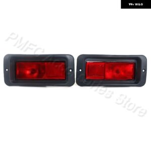 三菱 パジェロ モンテロ スポーツ 1999-2008 テールランプ フォグランプ カーアクセサリー リア バンパー リフレクター ライト - 1 Left and 1 Right