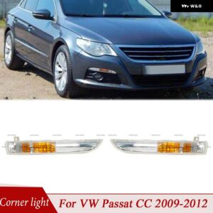 フロント バンパー コーナーライト カーアクセサリー ウィンカーライト DRL 35D953041 35D953042 VW パサート CC 2009 - 12車 - 1 Left and 1 Right