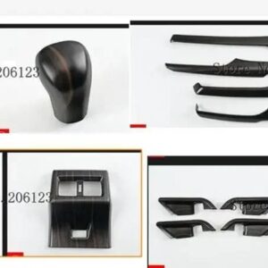 アクセサリー トヨタ カムリ 2018 2019 ブラック センター コンソール シート アームレスト ボックス パッド モールディング カバー キット トリム - l2