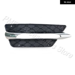 メルセデス ベンツ W204 C250 C350 C クラス 2012 2013 2014 車用 フロント バンパー グリル ブラッククローム フォグライト カバー A2048851453 - Only 1 Right