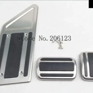 2017 2018 プジョー 3008 5008 LHD AT MT ガスブレーキ ペダルカバー ドリル 滑り止め アクセルオーバーレイ アクセサリー カー スタイリング - c