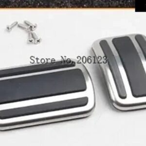 2017 2018 プジョー 3008 5008 LHD AT MT ガスブレーキ ペダルカバー ドリル 滑り止め アクセルオーバーレイ アクセサリー カー スタイリング - a