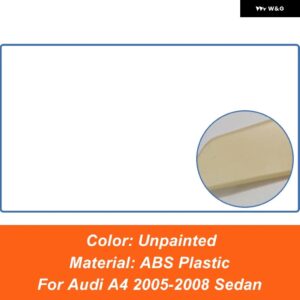 アウディ アウディ A4 B7 スポイラー 2005 2006 2007 2008 リア トランク リッド カースポイラー ウィング ABS プラスチック ブラックカーボン 外装 - Unpainted