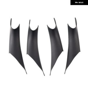 BMW 3シリーズ 4シリーズ インテリア ドアプルハンドルカバー ABS トリム F30 F31 F34 F80 2013-2018 F32 F33 F36 F82 F83 2014-2017 - 4pcs black