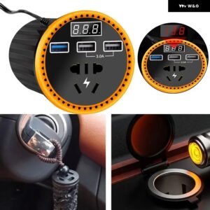 DC 12V 110V 12Vインバーター アダプター 電子機器最大出力200Wコンパクトサイズ105 * 75 * 65MM - 12V to DC220V