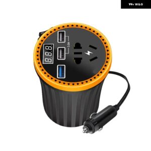 DC 12V 110V 12Vインバーター アダプター 電子機器最大出力200Wコンパクトサイズ105 * 75 * 65MM - 24V to DC220V