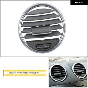 ダッシュボード エアベント アウトレット パネル ダッシュボード エアベント パネル は ベンツ W164 ML350 GL350 GLEGLSアクセサリー専用に設計されて - Gray Middle