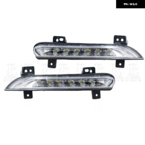 LED DRL デイランニング用 ランニング ルノー フルエンス 2014 - 16-2021 フロント バンパー DRL デイライト ランプ 266057986 266005976 - 1 Left and 1 Right