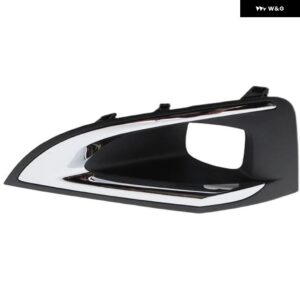 フロント バンパー フォグライト カバー グリル フォグランプ グリル トリム フレーム プジョー 3008 P84 2016 - 19 9817136777 1806095X - 1Pcs Left