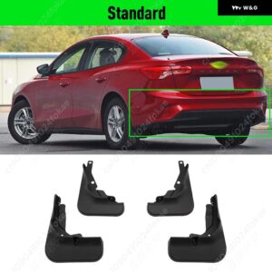 フォード フォーカス MK4 セダン 2020 - 23 フェンダー マッドガード マッド フラップ ガード スプラッシュ フラップ マッドガード カーアクセサリー - Standard