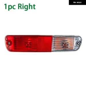 配線 ハーネス バルブ 付き車用リア バンパー リフレクター ライト 三菱 パジェロ モンテロ ショーグン V73 V75 V77 2002年10月～2006年8月 - 1PC Right