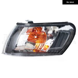 フロントコーナーランプカバー トヨタ カローラ AE100 E100 AE101 1993 - 97 ウィンカーライト バルブ 無 81611-12530 - Black-Left
