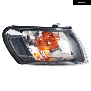 フロントコーナーランプカバー トヨタ カローラ AE100 E100 AE101 1993 - 97 ウィンカーライト バルブ 無 81611-12530 - Black-Right