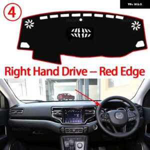 ダッシュボード カバー ジープ グランドコマンダー 2018-2022 滑り止めマット ダッシュボード カバー パッド サンシェード ダッシュマット カーペット - Right Hand Red Edge