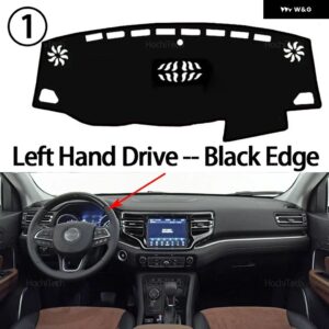 ダッシュボード カバー ジープ グランドコマンダー 2018-2022 滑り止めマット ダッシュボード カバー パッド サンシェード ダッシュマット カーペット - Left Hand Black