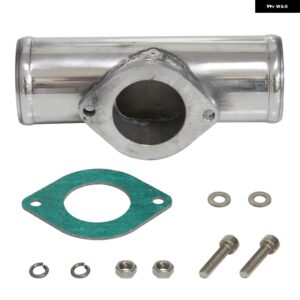 51MM 2インチ アルミ TYPE-S/RS/RZ ターボブローオフ バルブ BOV フランジ アダプター パイプ - Silver