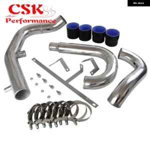 フロントインタークーラー パイプ アップグレード 三菱 エボリューション VII VIII IX CT9A 4G63 ターボ 2.0L 2001-2005 - black